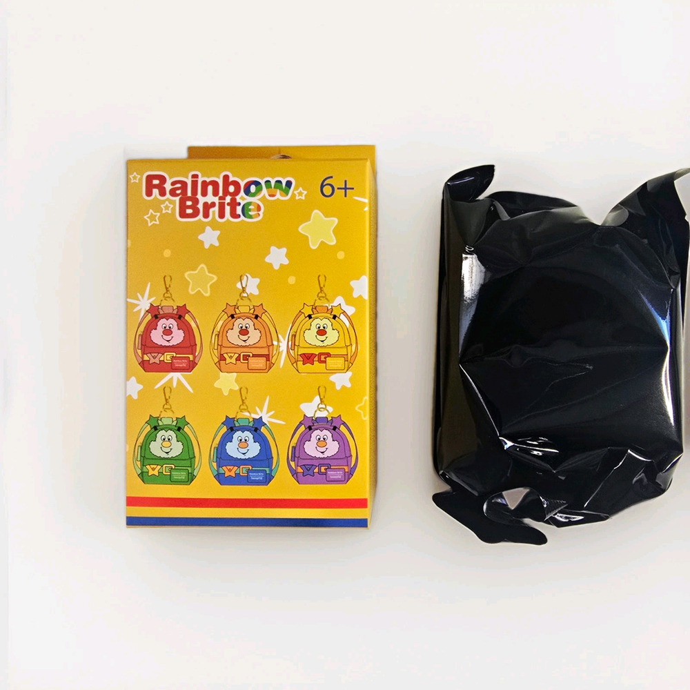 NIB - Loungefly Rainbow Brite Mystery Box Mini Bag Charm Keychain - SEALED